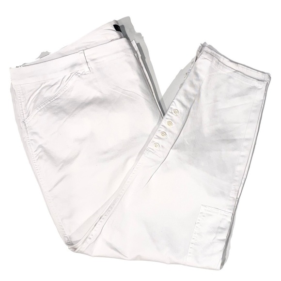 Lauren Ralph Lauren Pants - NWT Lauren Ralph Lauren White Cotten Stretch 4 Pockets Pants Equestrian Size 22W